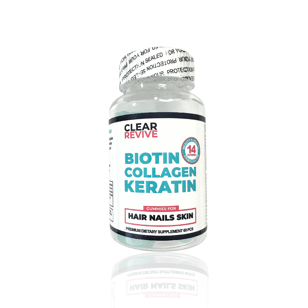 Clear Revive Biotin, Collagen & Keratin Gummies - Clear Revive